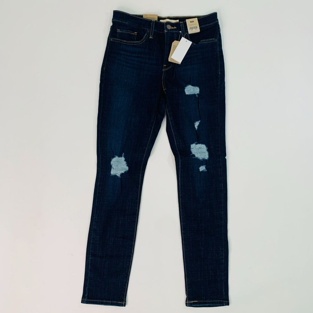 Levi's Women's Jeans Size 6 Stretch Denim 311 Shaping Skinny Jeans Blue W28